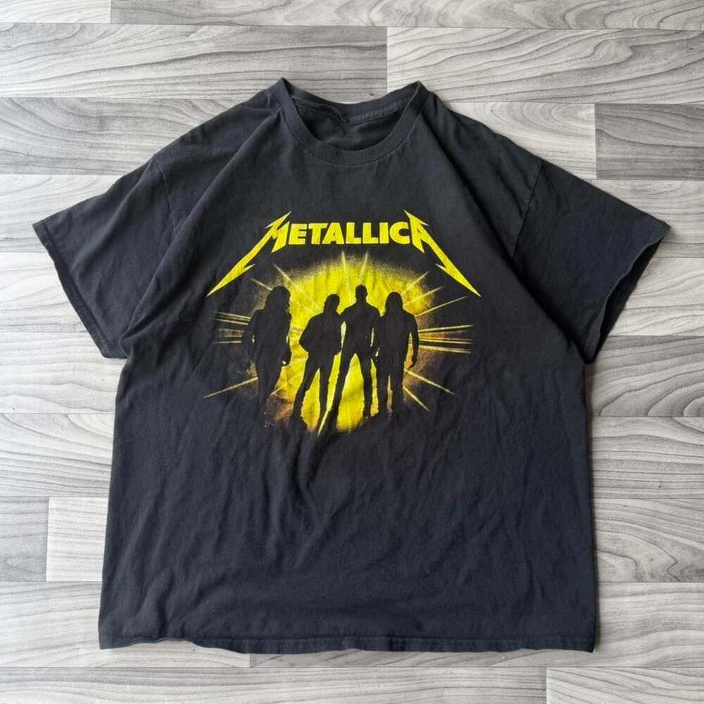Metallica M72 World Tour Black Graphic T-Shirt